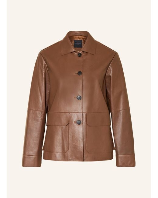 Weekend by Maxmara Brown Lederjacke KAYA