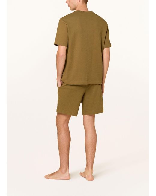 HUGO Schlafshirt AUSTIN in Natural für Herren