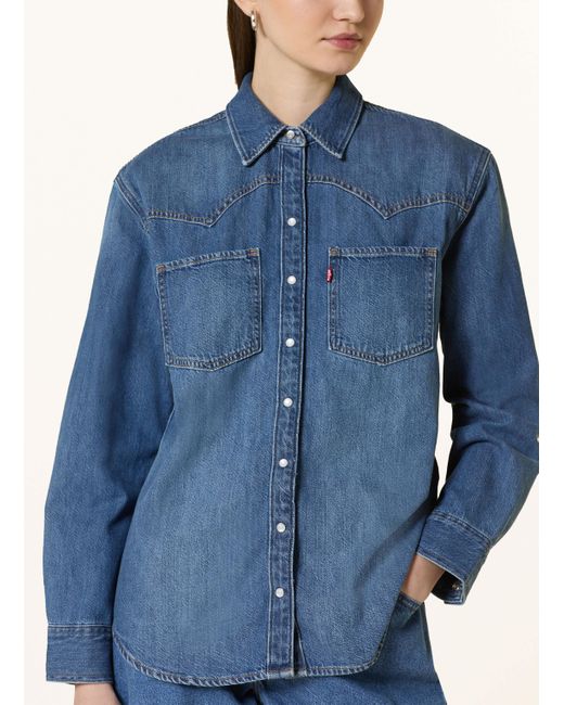 Levi's Blue Jeansbluse TEODORA