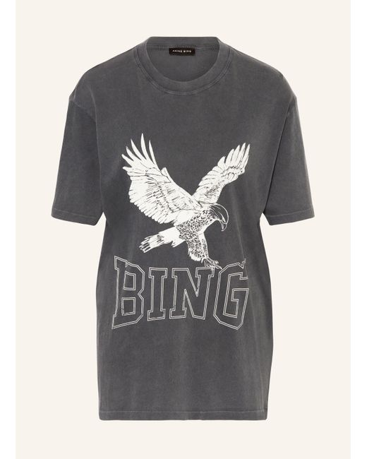 Anine Bing Gray Oversized-Shirt