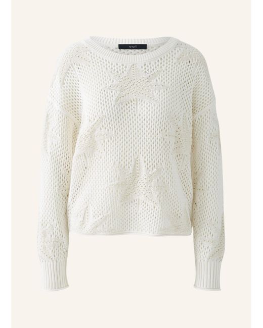Ouí White Pullover
