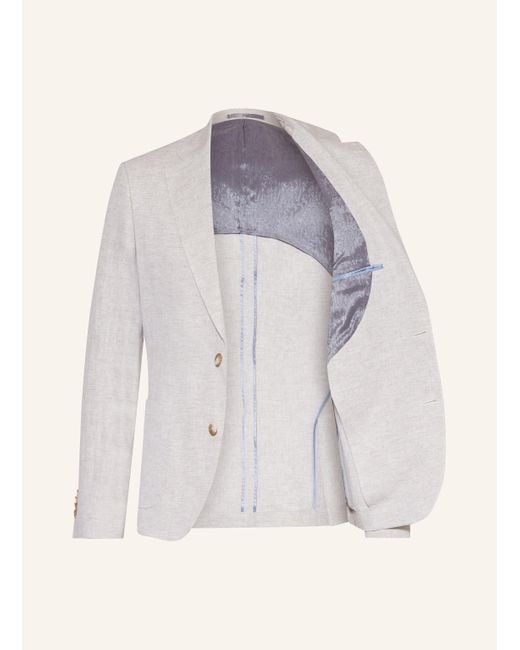 Sand Copenhagen Anzugsakko Slim Fit mit Leinen in White für Herren