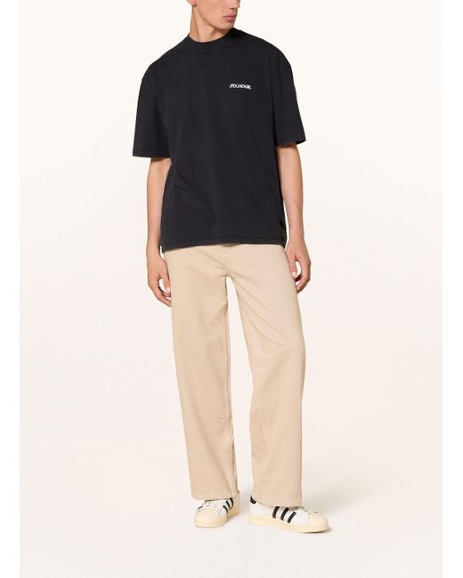 PEGADOR Oversized-Shirt MILES in Black für Herren