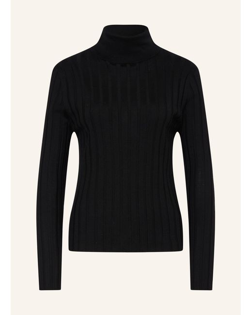 Allude Black Rollkragenpullover