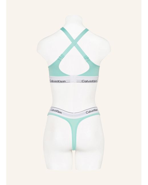 Calvin Klein Blue Push-up-BH ICON COTTON MODAL