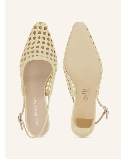 Stuart Weitzman Natural Slingpumps STASSI