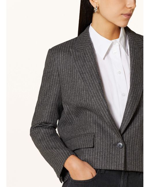 Ba&sh Black Cropped-Blazer ACCEPT