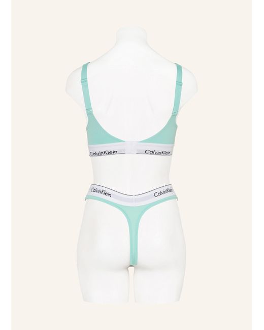 Calvin Klein Blue Push-up-BH ICON COTTON MODAL