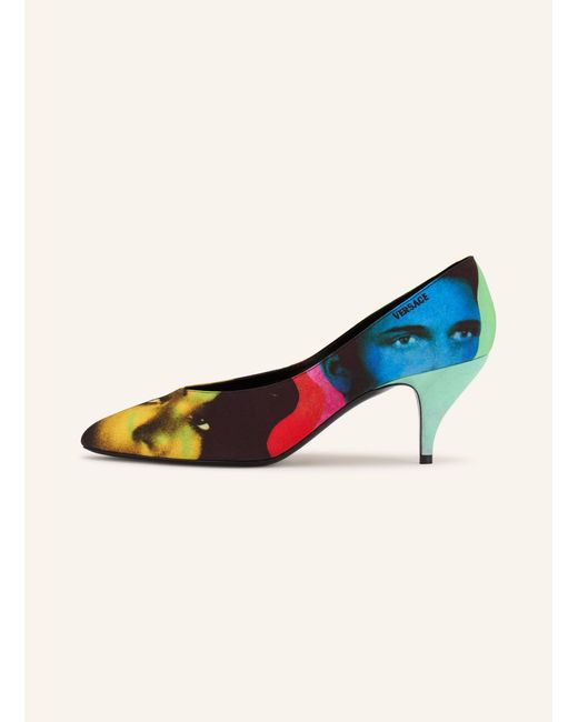 Versace Multicolor Pumps