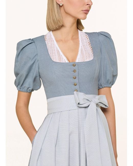 AlpenHERZ Blue Dirndl MAGDALENA