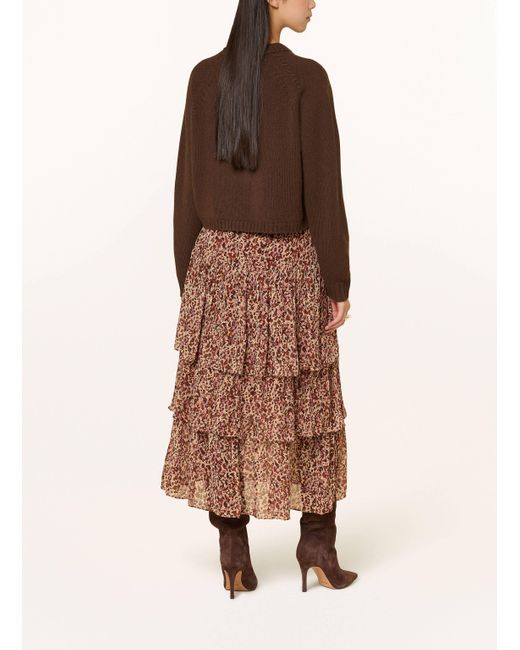 Ba&sh Brown Cashmere-Pullover CORVY