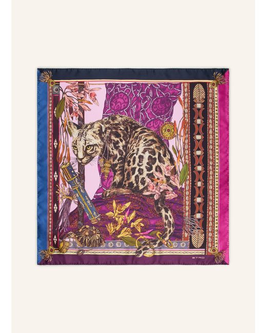 Etro Pink Seidentuch
