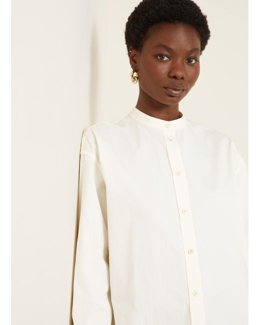 Jil Sander Natural Bluse