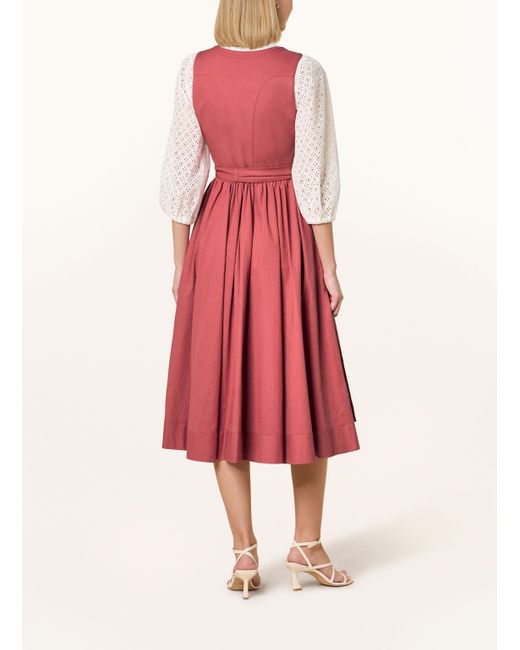 LIMBERRY Pink Dirndl AURELIE mit Leinen
