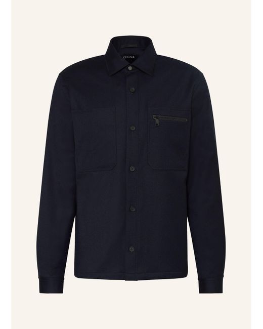 Zegna Overjacket in Blue für Herren