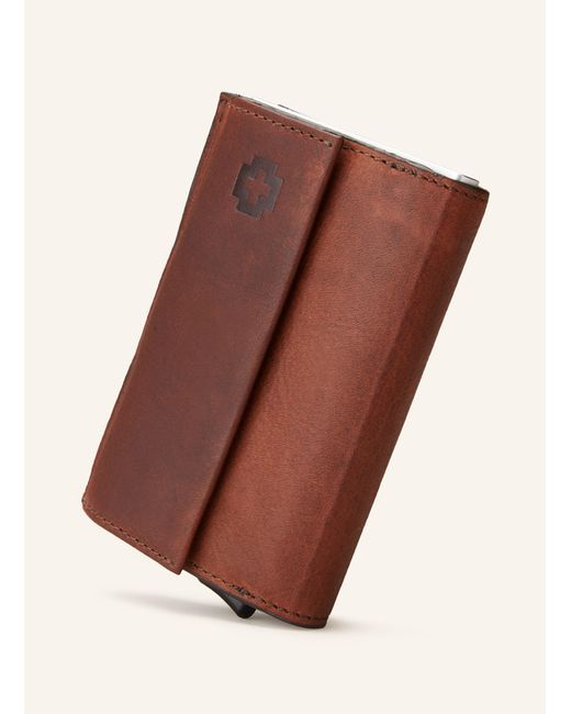 Strellson Kartenetui C-THREE in Brown für Herren