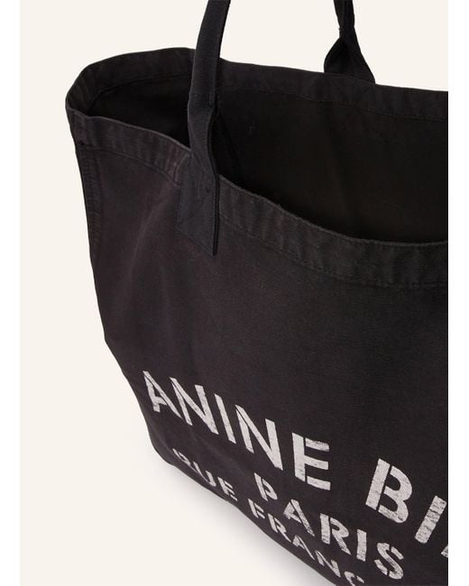 Anine Bing Black Shopper