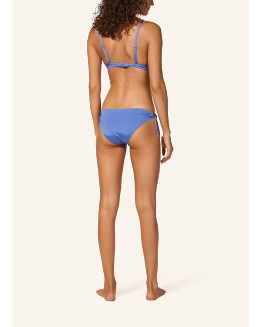 watercult Blue Basic-Bikini-Hose SHIMMERING SOLIDS