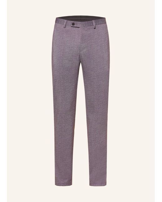 DIGEL Anzughose ANNO Slim Fit in Purple für Herren