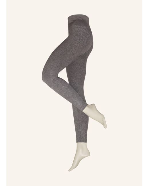 Wolford Natural Leggings mit Glitzergarn