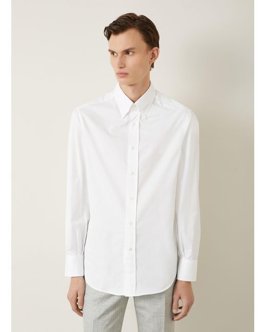 Brunello Cucinelli Hemd Basic Fit in White für Herren