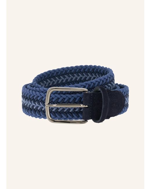 Boggi Ledergürtel in Blue für Herren