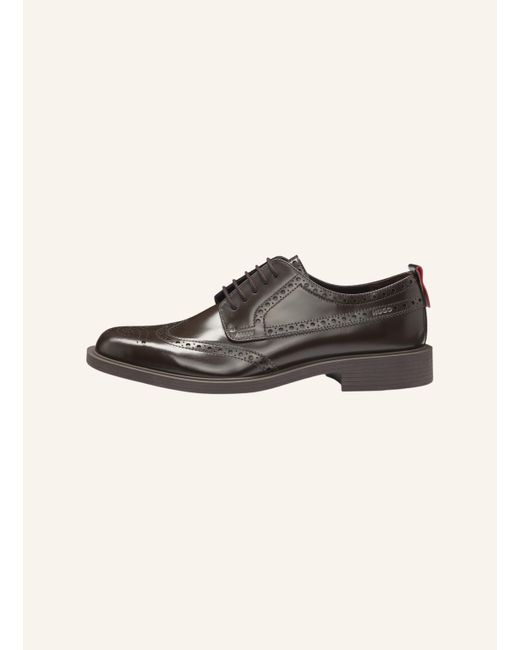 HUGO Business-Schnürschuh LYSANDER_DERB_BOBR in Multicolor für Herren