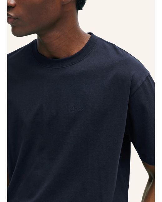 Boss T-Shirt TESSIN 18 Regular Fit in Blue für Herren