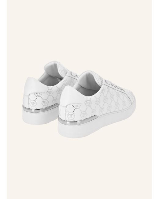 Philipp Plein Natural Lo-Top Turnschuhe MONOGRAM