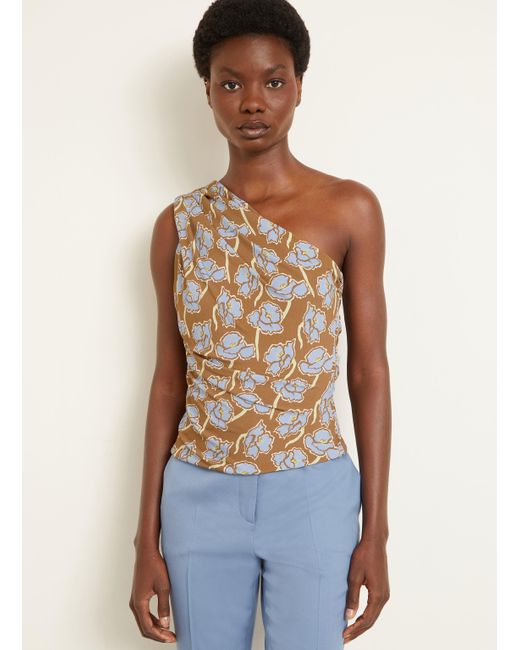 Versace White One-Shoulder-Top