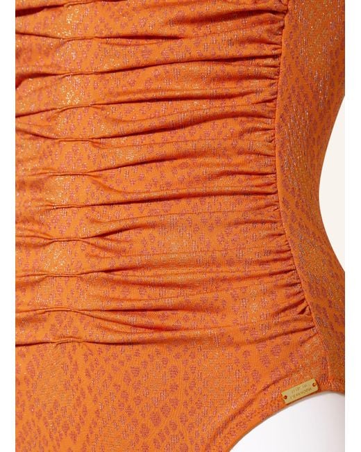 Maryan Mehlhorn Orange Bügel-Badeanzug GLANCE