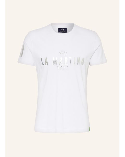 La Martina T-Shirt in White für Herren