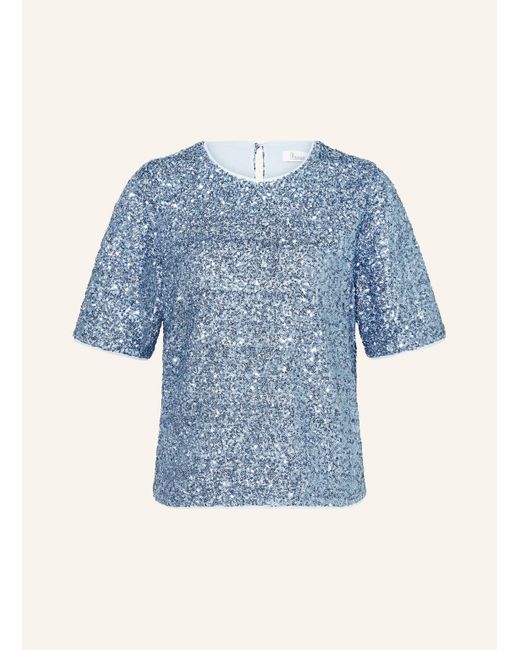 Princess Goes Hollywood Blue Blusenshirt mit Pailletten