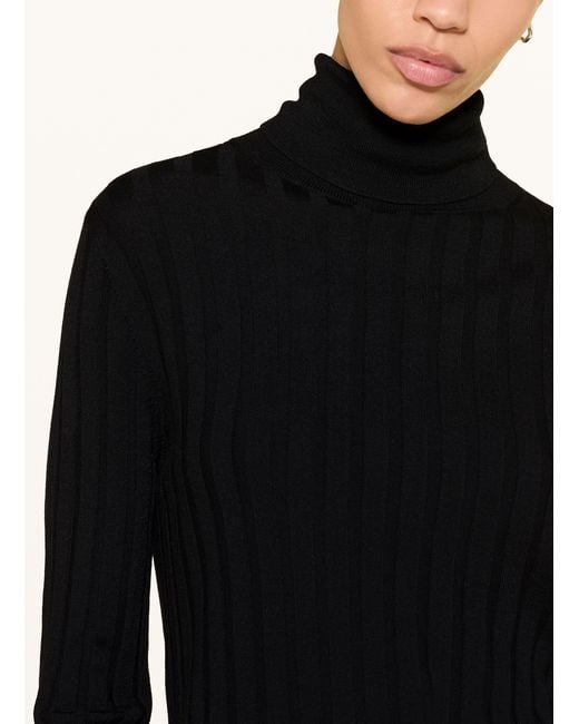Allude Black Rollkragenpullover