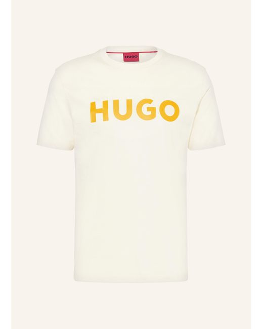 HUGO T-Shirt DULIVIO in Natural für Herren