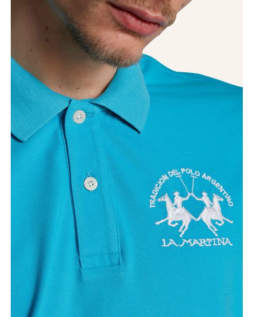 La Martina Poloshirt MIGUEL in Blau für Herren | Lyst DE