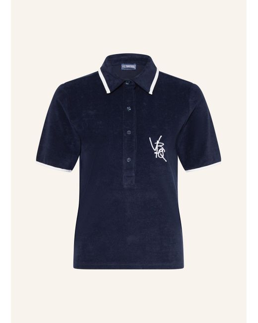 Vilebrequin Blue Frottee-Poloshirt LIZEA