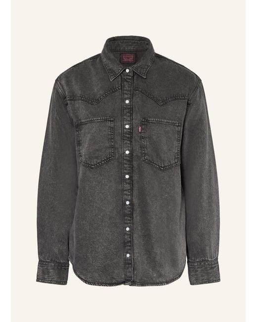 Levi's Black Jeans-Hemdbluse