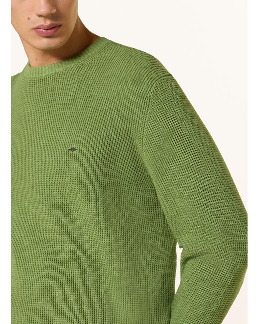 Fynch-Hatton Pullover in Green für Herren