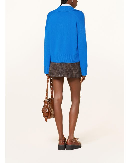 Maje Blue Pullover
