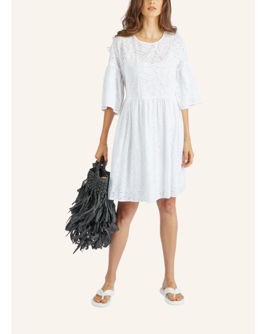 MARC AUREL Kleid in Weiß | Lyst DE
