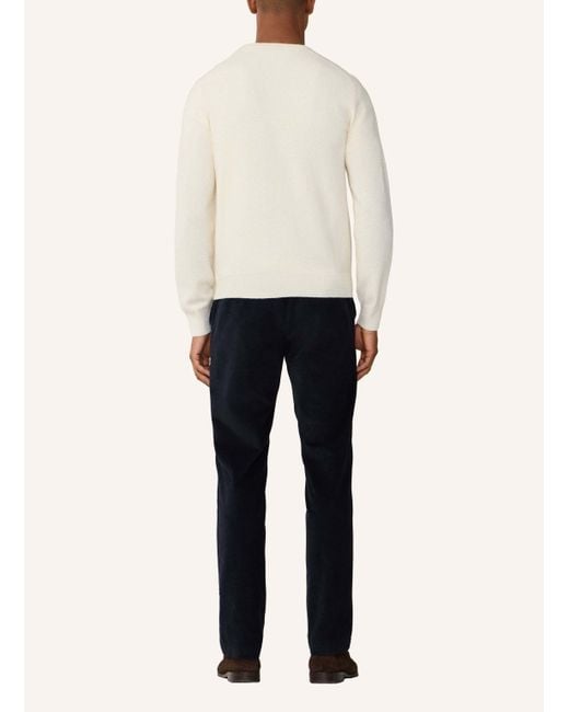 Hackett Pullover LAMBSWOOL CREW in Natural für Herren