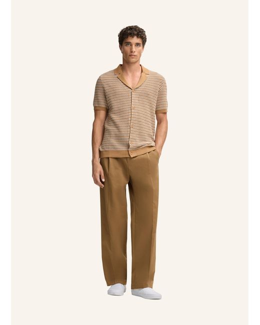 Strellson Strickhemd ADRIAN Slim Fit in Natural für Herren