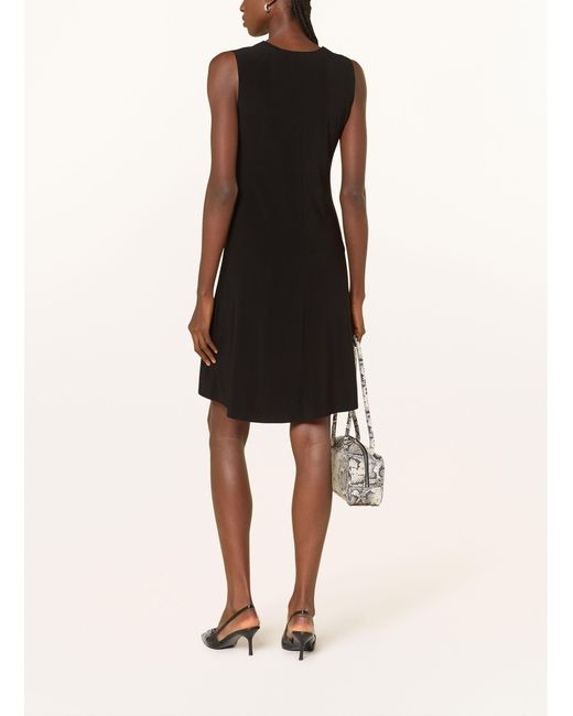 Norma Kamali Black Jerseykleid