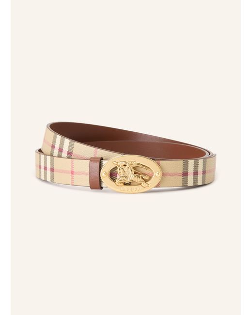 Burberry Natural Ledergürtel