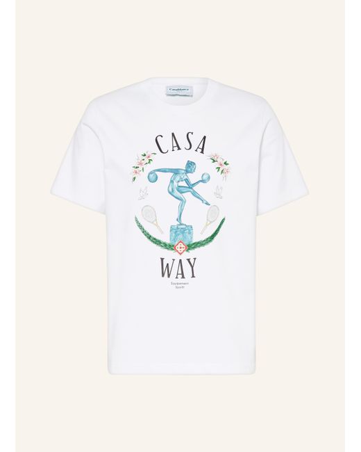 Casablancabrand T-Shirt in White für Herren