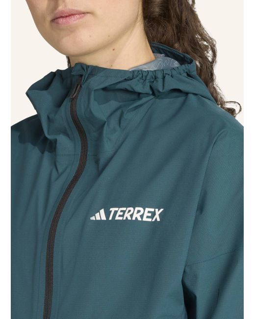 Adidas Originals Purple TERREX XPERIOR 2.5 LAYER LIGHT CLIMAPROOF JACKE