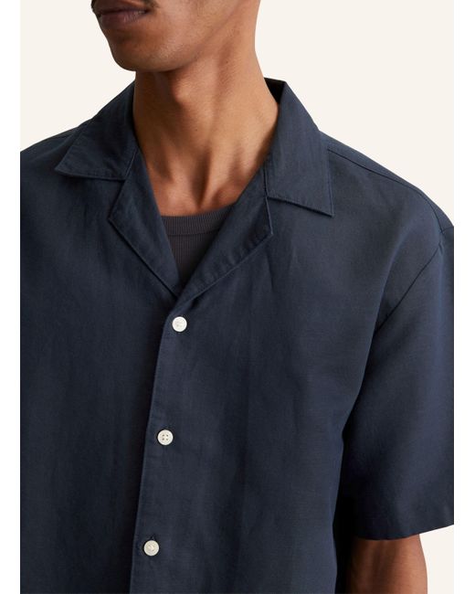 Marc O' Polo Kurzarm-Hemd in Blue für Herren