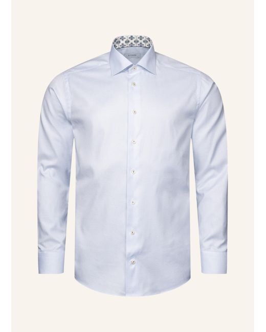 Eton of Sweden Contemporary fit Baumwoll-TM-Hemd in Blue für Herren