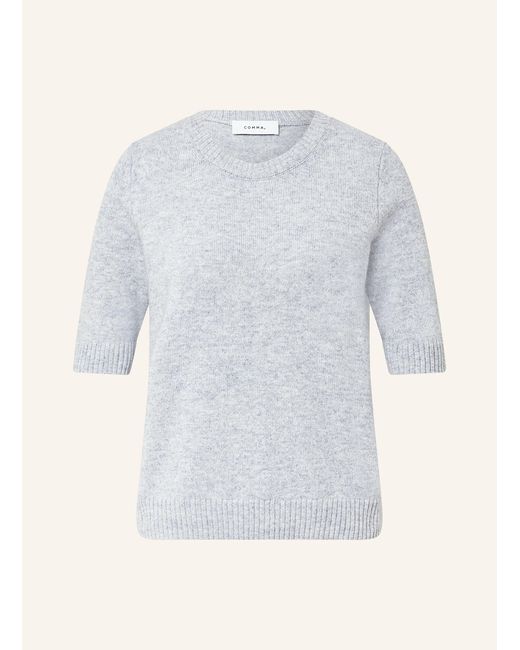 Comma, White Strickshirt